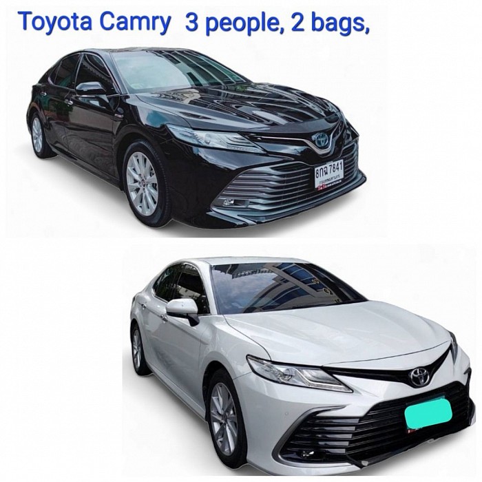 All New Camry 3 people, 2 big bag