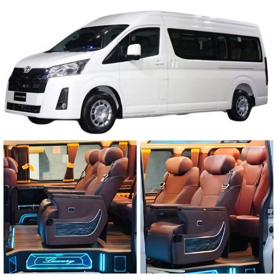 New Toyota Van Vip 8 People, 6 Lugages,