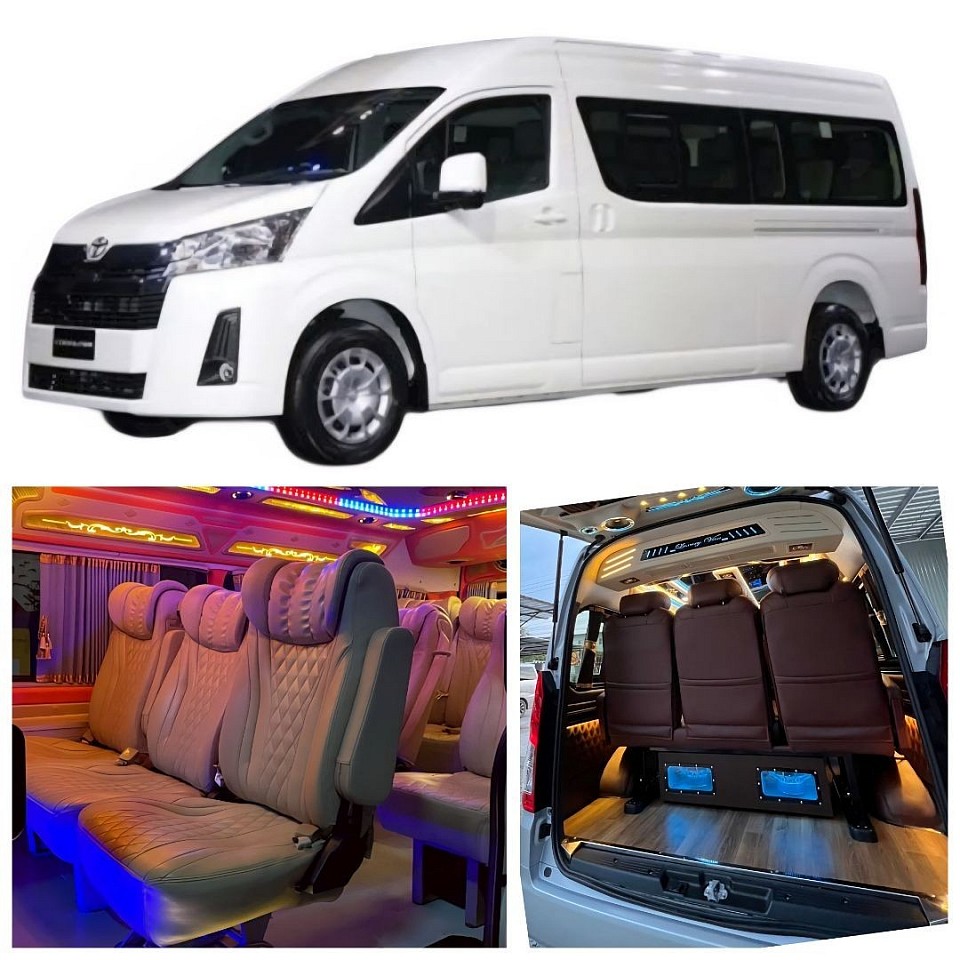 New Toyota Van 9 People, 6 Lugages,