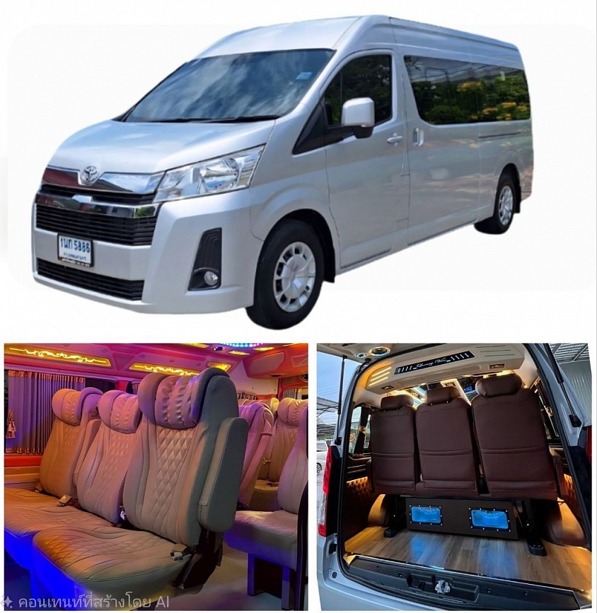 New Toyota Van 9 People, 6 Lugages,
