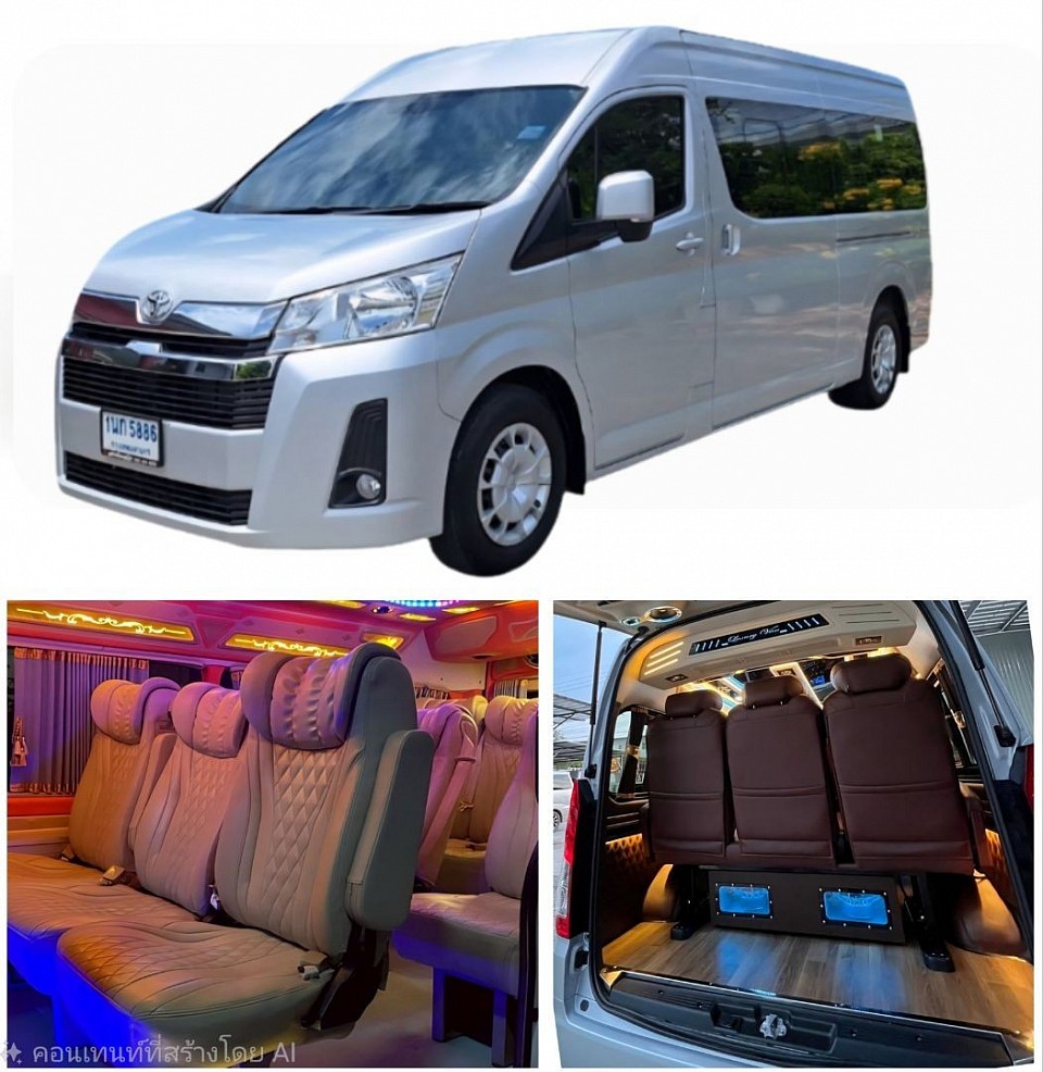 New Toyota Van 9 People, 6 Lugages,