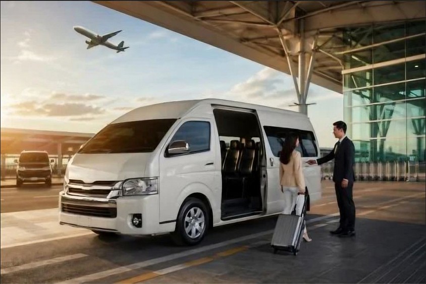 Toyota Van 9 People, 8 Lugages,